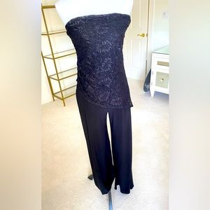 WHBM Strapless Jumpsuit
